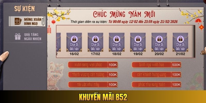 khuyến mãi B52